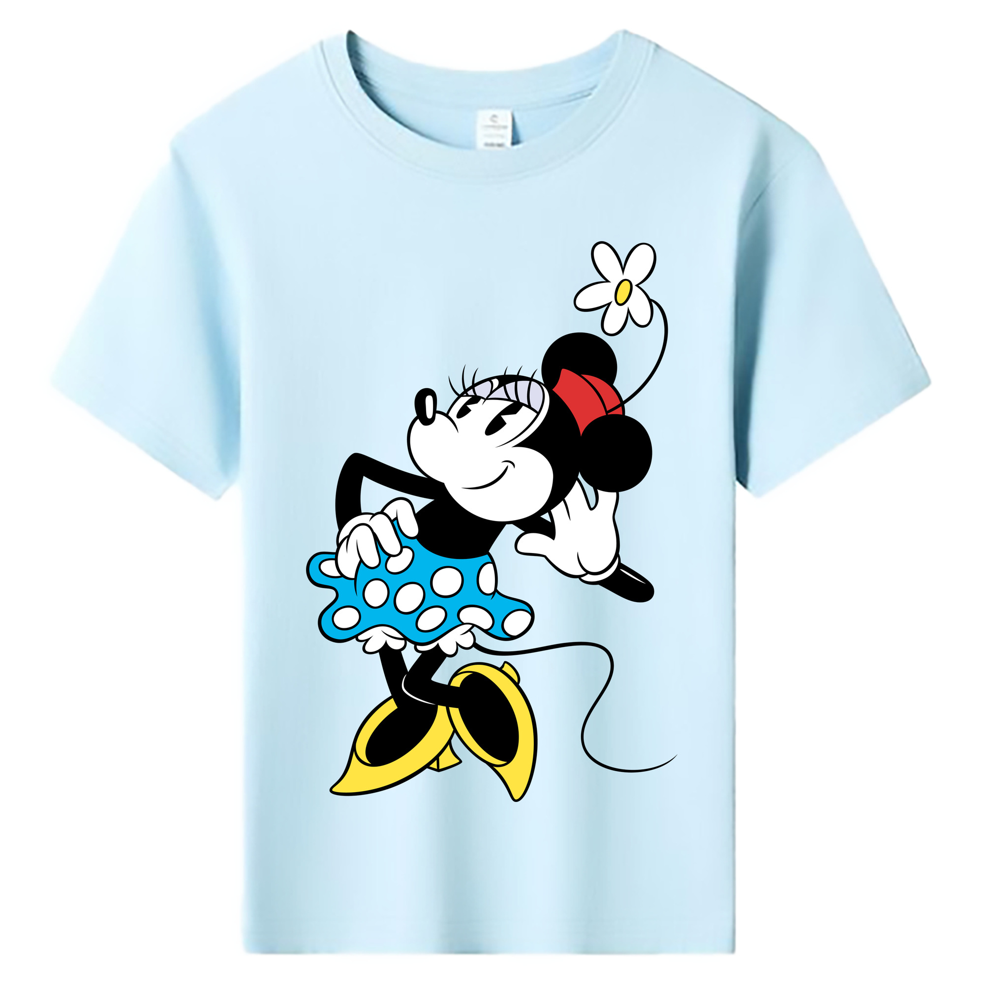 ミッキーマウス Mickey Mouse 綿100％キッズTシャツ（フロントプリント）